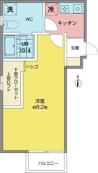 ノヴェル今池の間取り写真