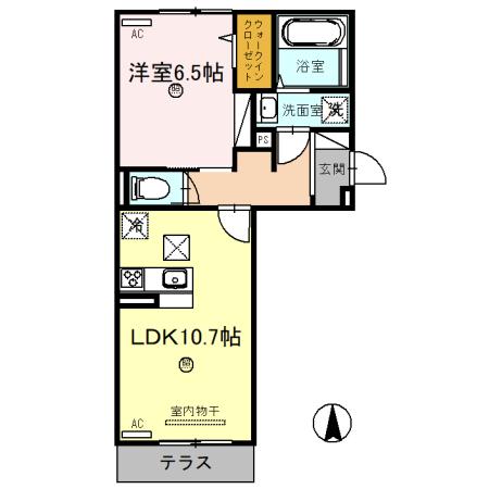 クレアール西九条の間取り写真