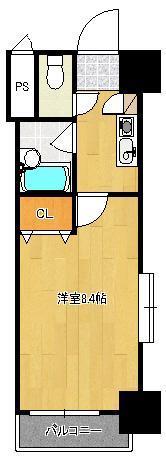 ギャラン筒井の間取り写真
