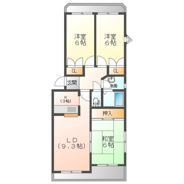 グランメール表台の間取り写真