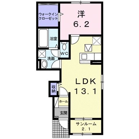リベルタ大津京IIの間取り写真