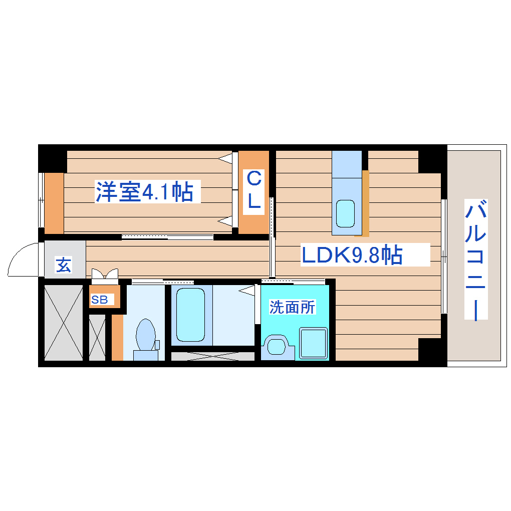 Garden 若木の間取り写真