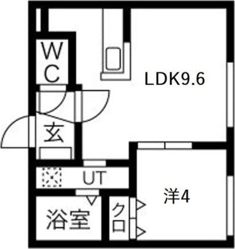 ぴあ南17条の間取り写真