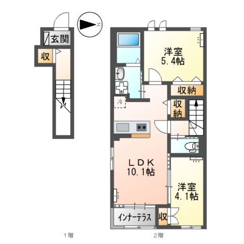 エルシオンIの間取り写真