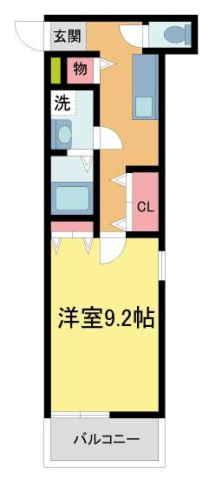 ベルエアー江上の間取り写真