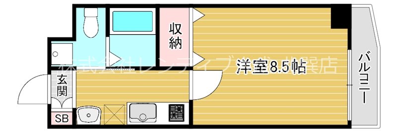 JPレジデンス大阪城東の間取り写真