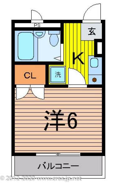パレスYの間取り写真