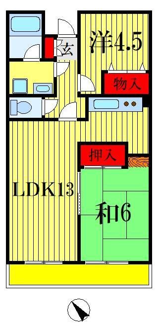 第2大越ビルの間取り写真