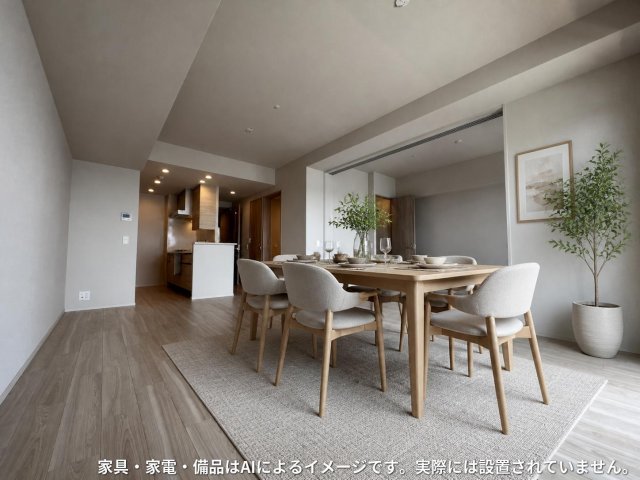 プラウド阪急塚口駅前の居間写真