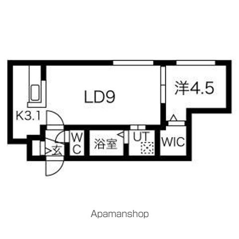 地下鉄東豊線 豊平公園駅 徒歩6分 4階建 築5年の間取り写真