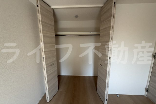 収納　たっぷりとした収納スペースです