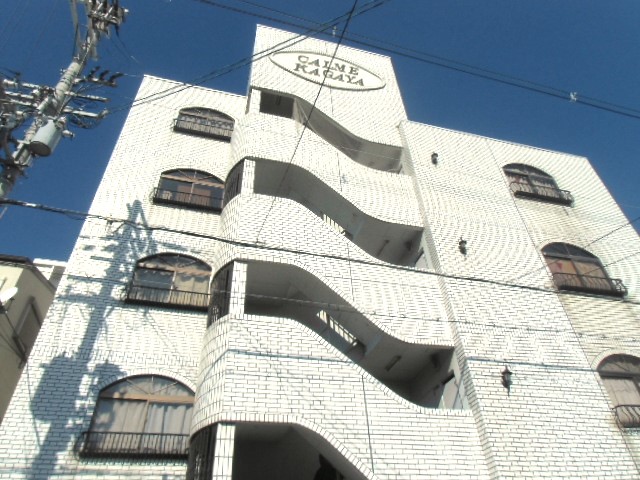 大阪市住之江区中加賀屋のマンションの建物外観