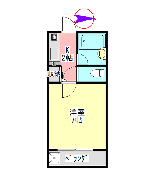 セレス日野の間取り