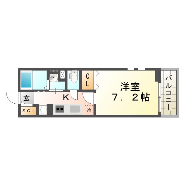 フレグランスの間取り写真