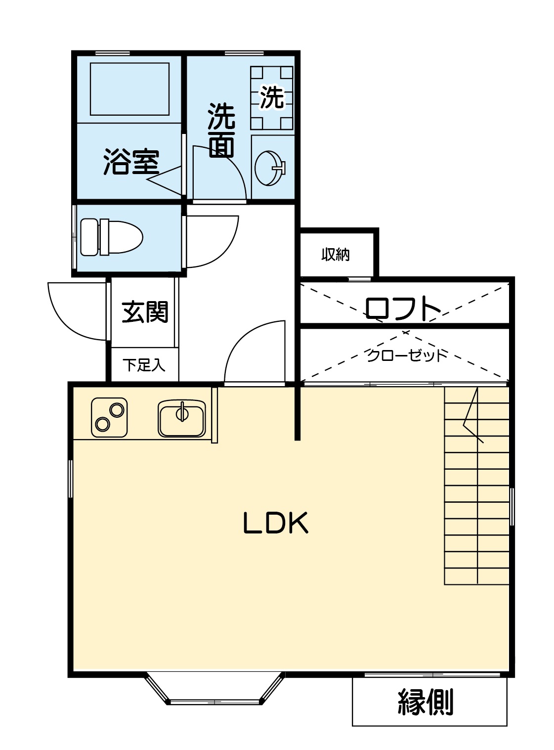 フルール芹が谷の間取り