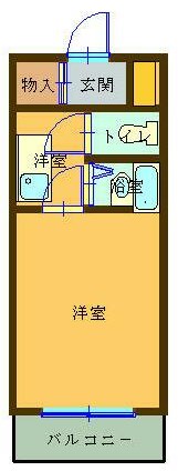 姫路市増位本町のマンションの間取り