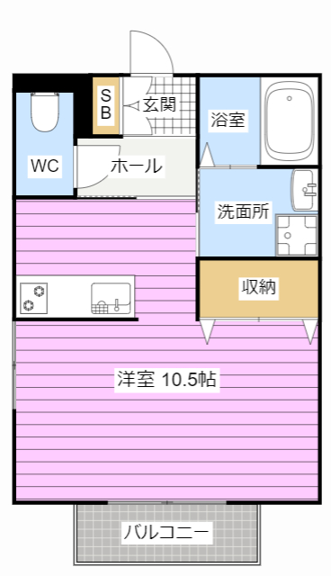 クレールIIの間取り