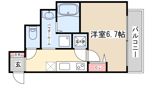 アドバンス神戸アルティスの間取り