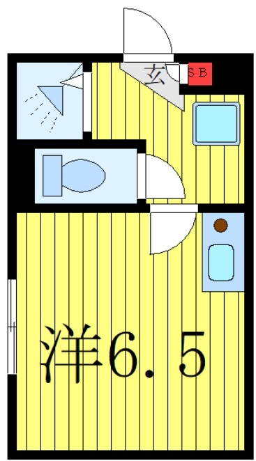 東京都荒川区町屋５（アパート）の賃貸物件の間取り
