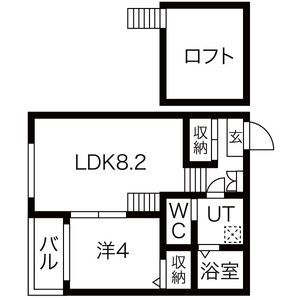 ハーモニーテラス辰巳町の間取り