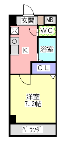 ソレイユ東海通の間取り