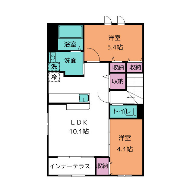 フェリーチェＢの間取り