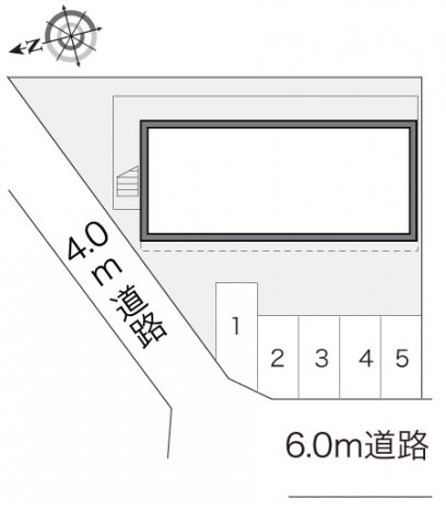 【レオパレスサニータウンの駐車場】