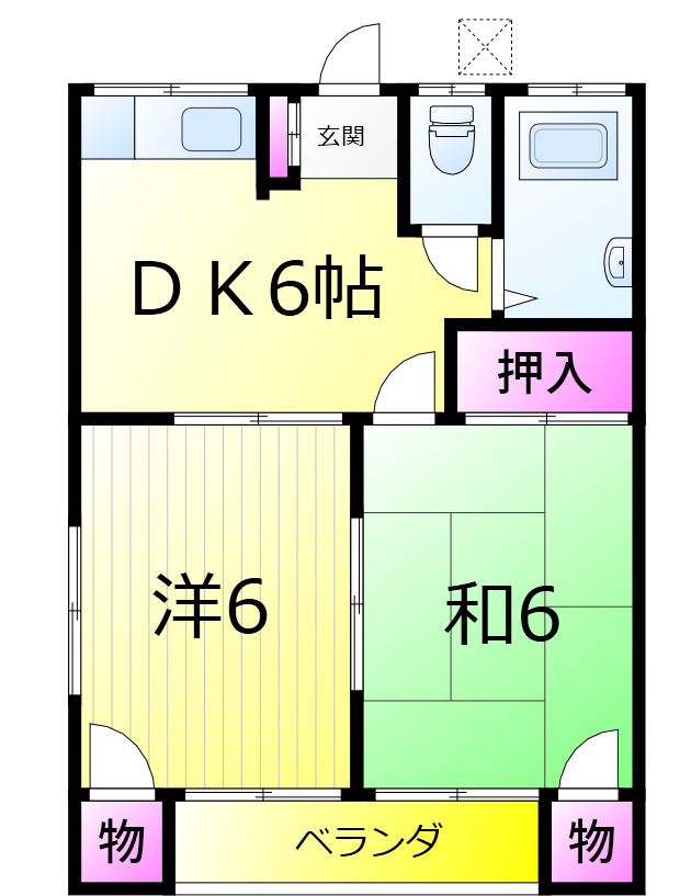 メゾン柴野の間取り