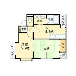 ハイム北夙川の間取り