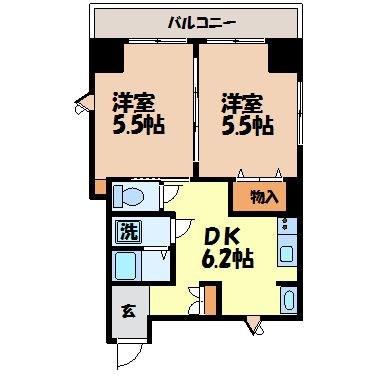 楓ビルの間取り