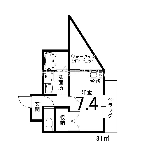 チェリーブロッサム嵯峨野の間取り