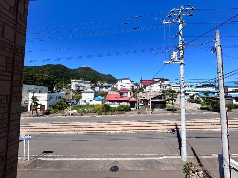 【函館市青柳町のアパートの眺望】