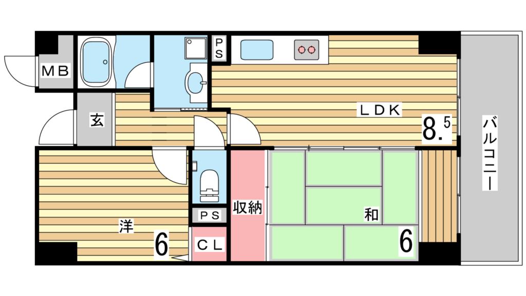 ミモザの館の間取り