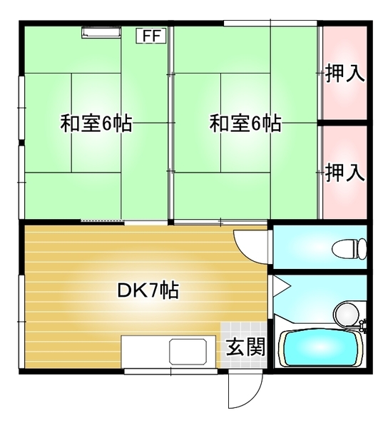 コーポ三豊の間取り