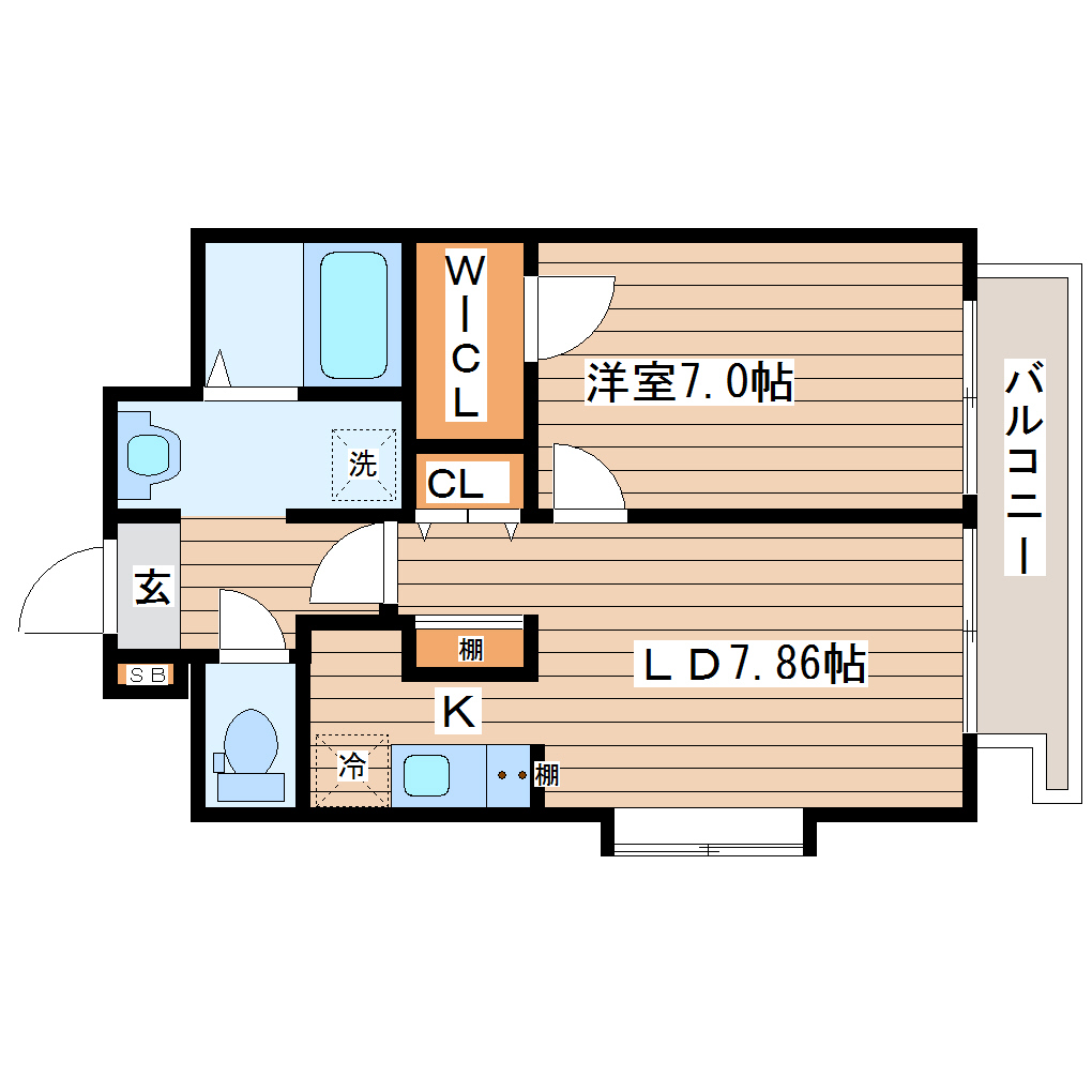 【Nasic仙台東口の間取り】