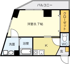 矢島ビルの間取り