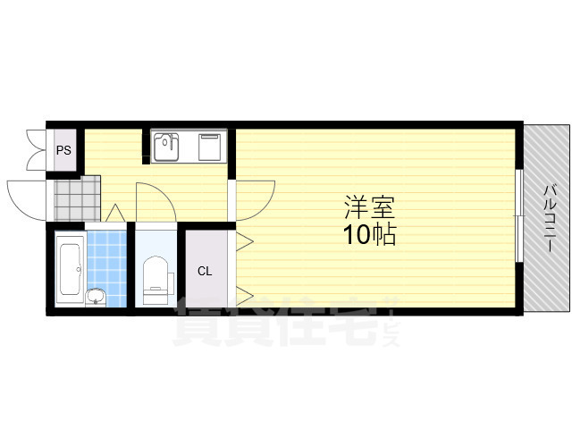 堺市堺区浅香山町のマンションの間取り