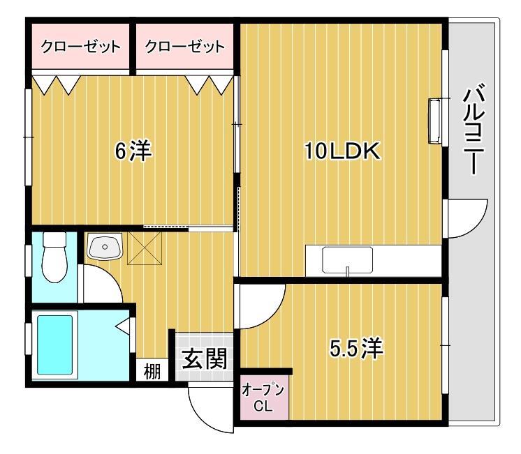 メゾンドロワールの間取り