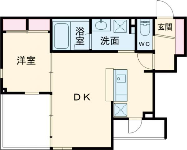 世田谷区桜新町のマンションの間取り