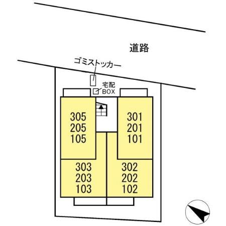 【相模原市南区旭町のアパートのその他】