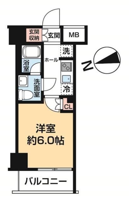 葛飾区堀切のマンションの間取り