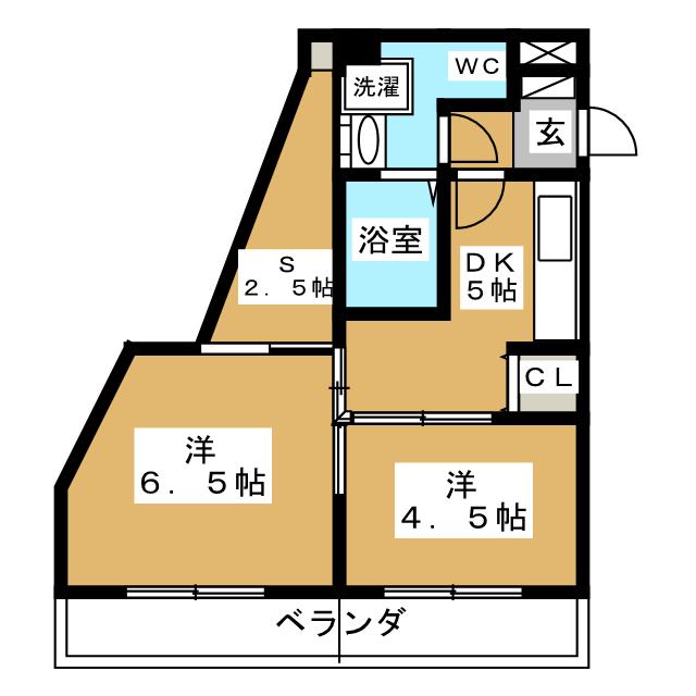 ベルケン北馬込の間取り