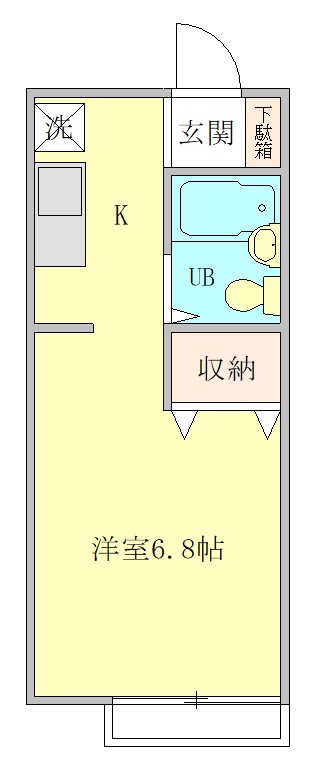 セシールICHIKAWAの間取り