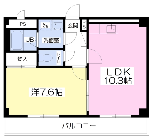 メゾンＬｅｔ’ｓの間取り