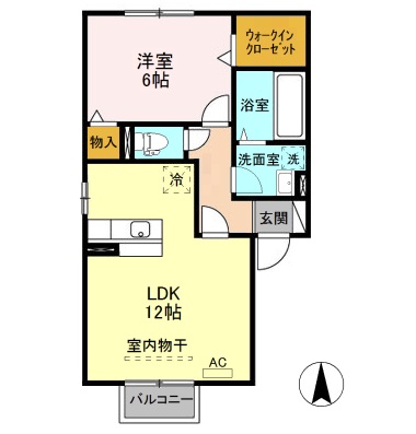 サンシャインIV　201の間取り