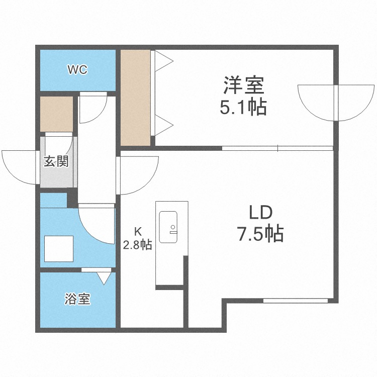 Ｅ－ｈｏｒｉｚｏｎ　Ｎ１７の間取り