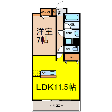 名古屋市千種区今池のマンションの間取り