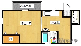 花コーポの間取り