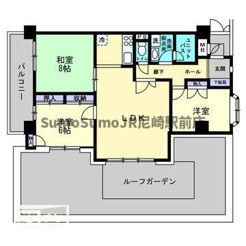 カサベラ甲南の間取り