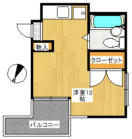 サンフラッツ稲毛の間取り